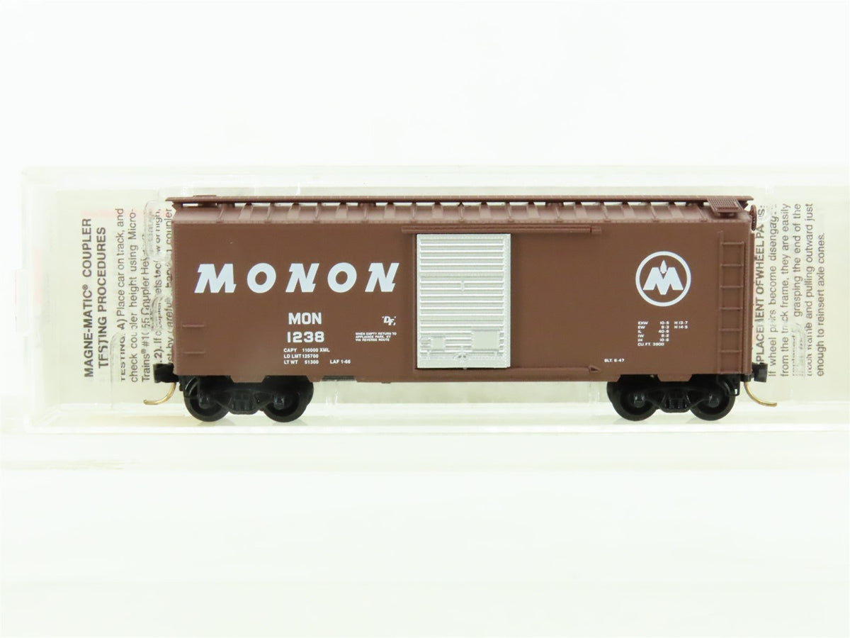 N Scale Micro-Trains MTL 20770 MON Monon 40&#39; Single Door Standard Box Car #1238