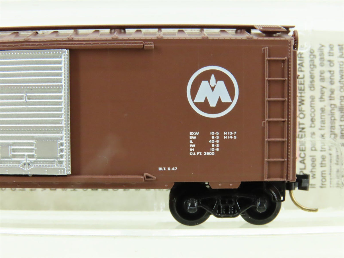 N Scale Micro-Trains MTL 20770 MON Monon 40&#39; Single Door Standard Box Car #1238