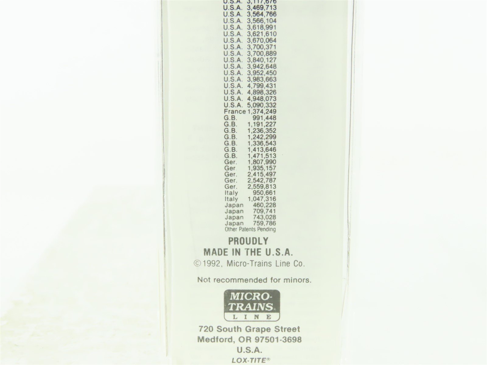 N Micro-Trains MTL 20630 WIF West India Fruit 