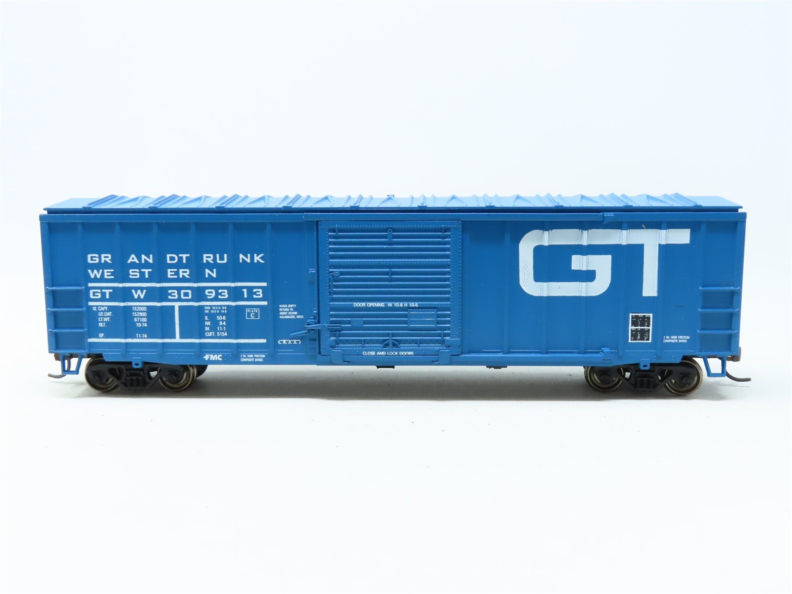HO Athearn Bev-Bel 359-1 GTW Grand Trunk Western 50' Box Car #309313 Upgraded