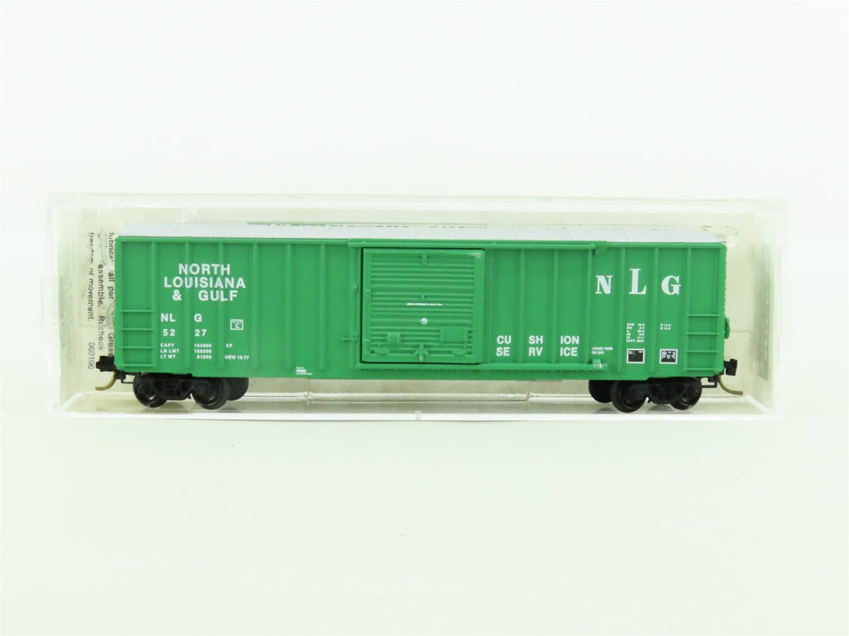 N Micro-Trains MTL 25530 NLG North Louisiana &amp; Gulf 50&#39; Rib Side Box Car #5227