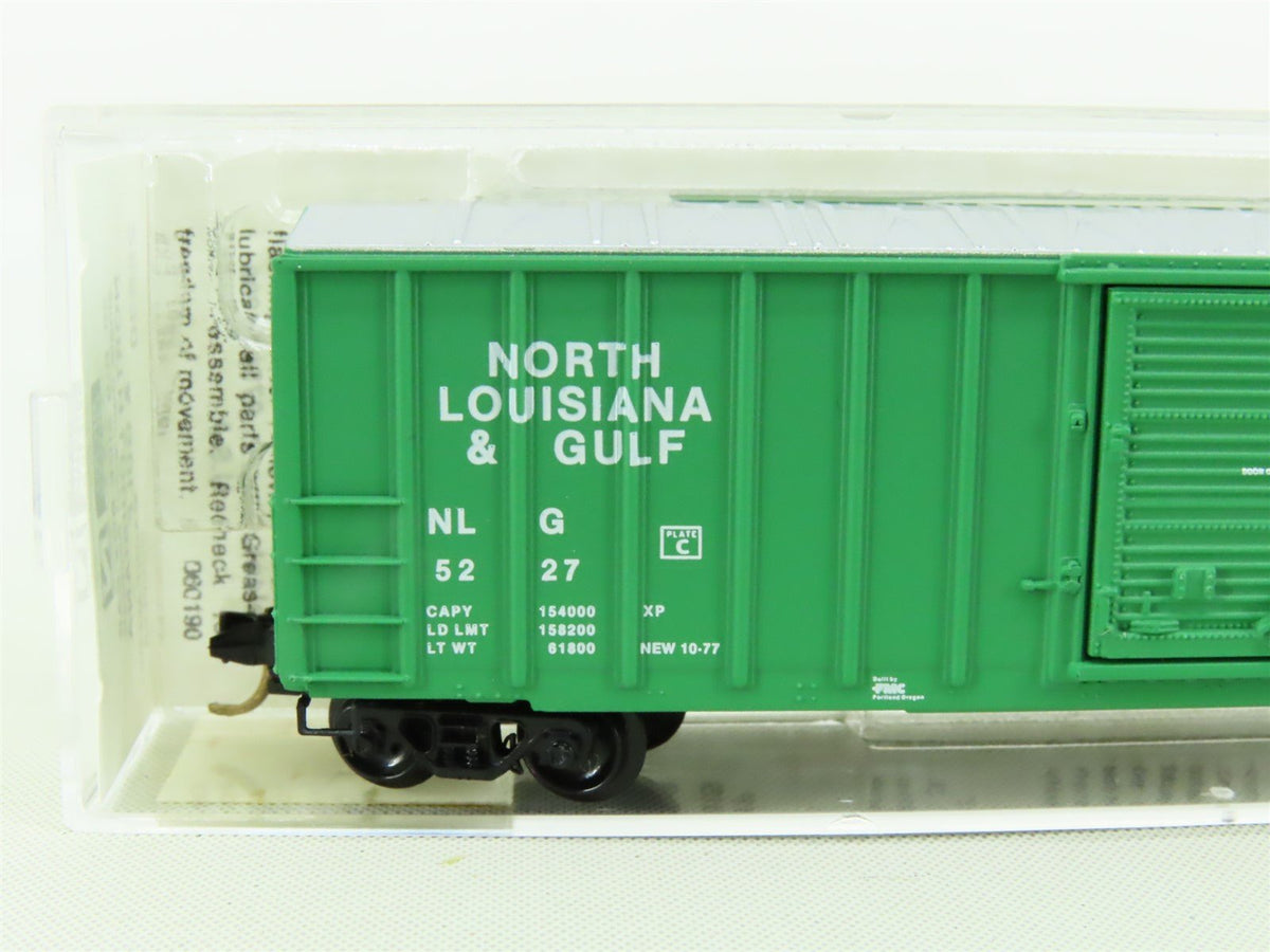 N Micro-Trains MTL 25530 NLG North Louisiana &amp; Gulf 50&#39; Rib Side Box Car #5227