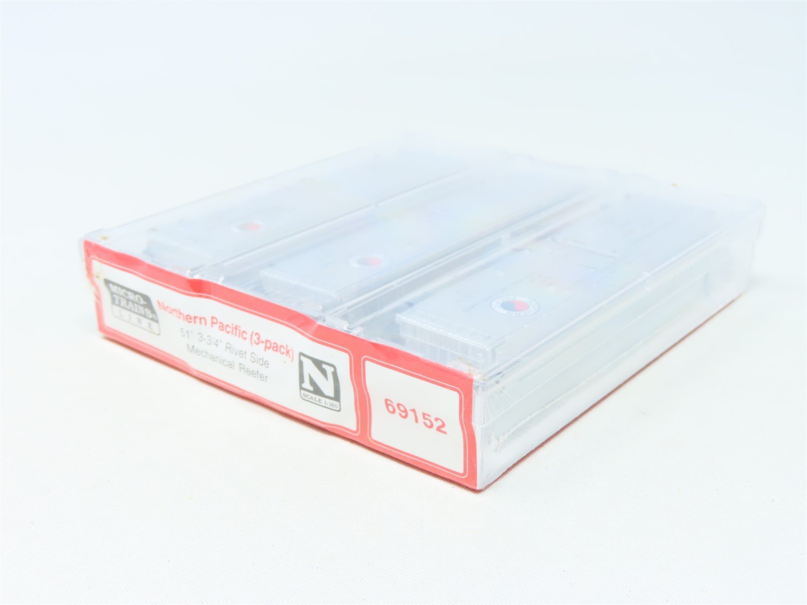 N Micro-Trains MTL #69152 NP Northern Pacific Mechanical Reefer 3-Pack - Sealed