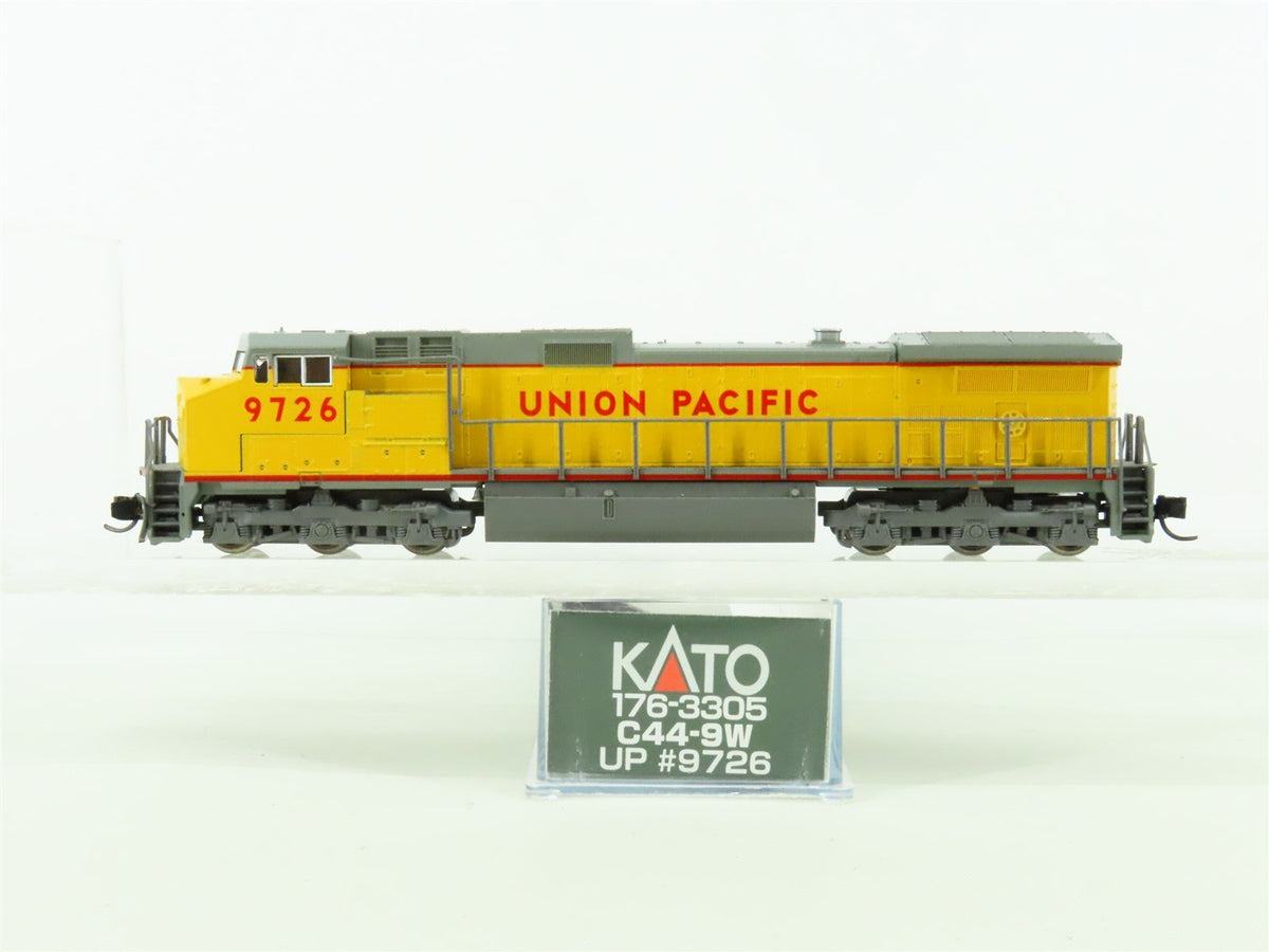 N Scale KATO 176-3305 UP Union Pacific GE C44-9W &quot;Dash 9&quot; Diesel #9726 w/DCC