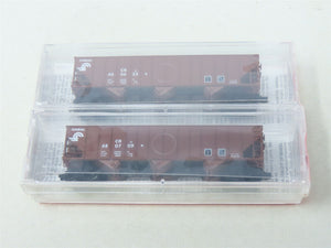 N Scale Micro-Trains MTL #108032 CR Conrail 3-Bay Hopper w/ Load 2-Pk. - Sealed