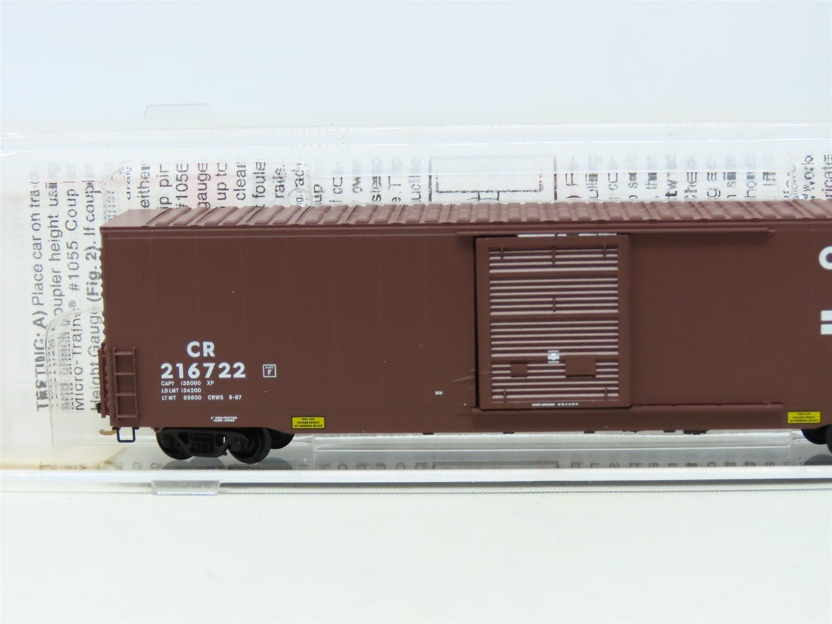 N Scale Micro-Trains MTL #104040 CR Conrail 60&#39; Excess Height Box Car #216722