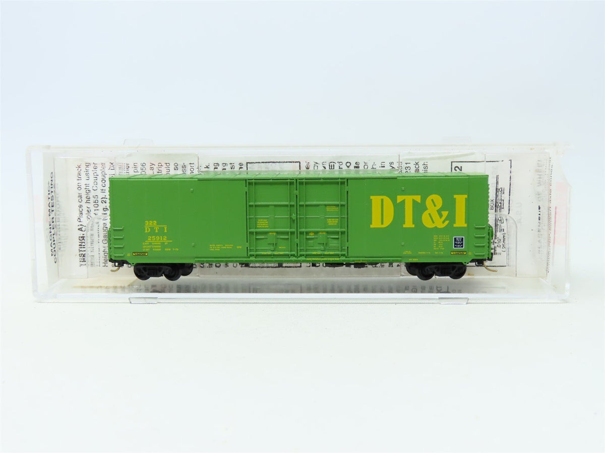N Micro-Trains MTL 102010 DTI Detroit Toledo &amp; Ironton 60&#39; Excess Height Boxcar