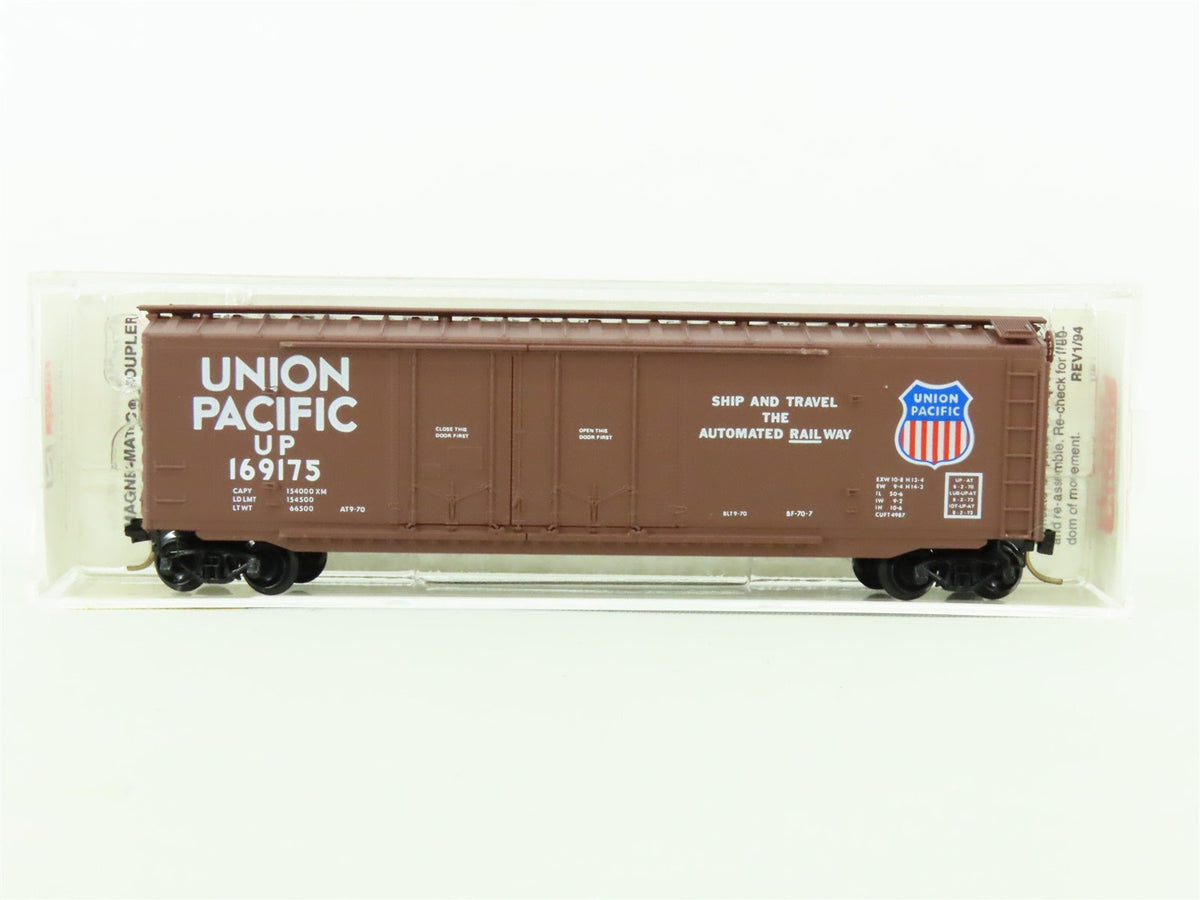 N Micro-Trains MTL 36030 UP Union Pacific 50&#39; Double Plug Door Box Car #169175