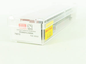 N Micro-Trains MTL 79010 PRR Pennsylvania 50' Wagon Top Auto Box Car #48302