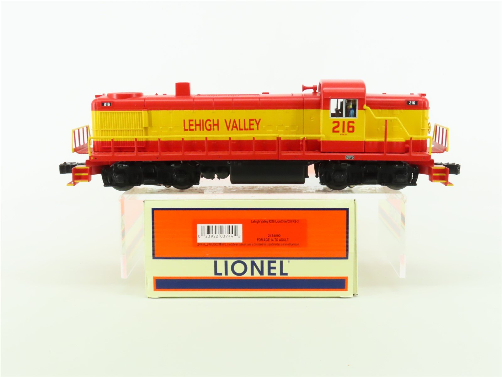 O Gauge 3-Rail Lionel 2134090 LV ALCO RS-3 Diesel #216 w/LionChief Plus 2.0