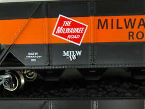 O Gauge 3-Rail Menards 279-8949 MILW Milwaukee Road 4-Bay Hoppers w/Load 6-Pack