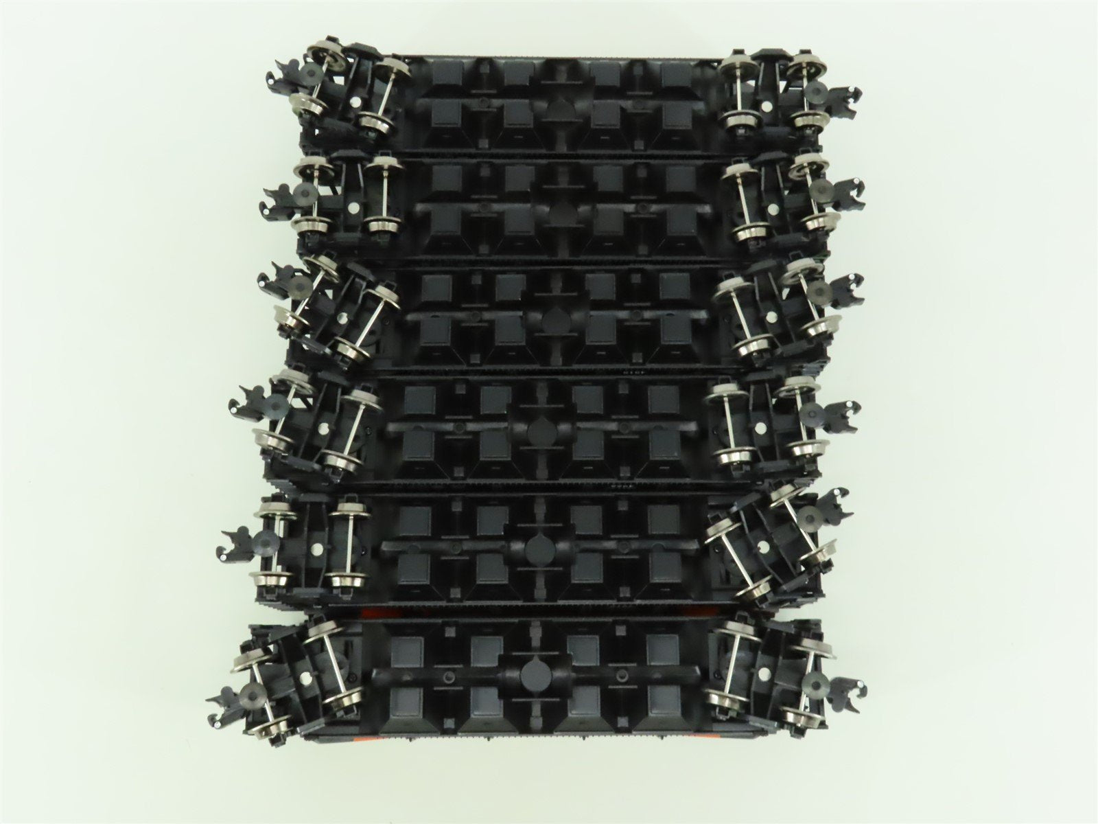 O Gauge 3-Rail Menards 279-8949 MILW Milwaukee Road 4-Bay Hoppers w/Load 6-Pack