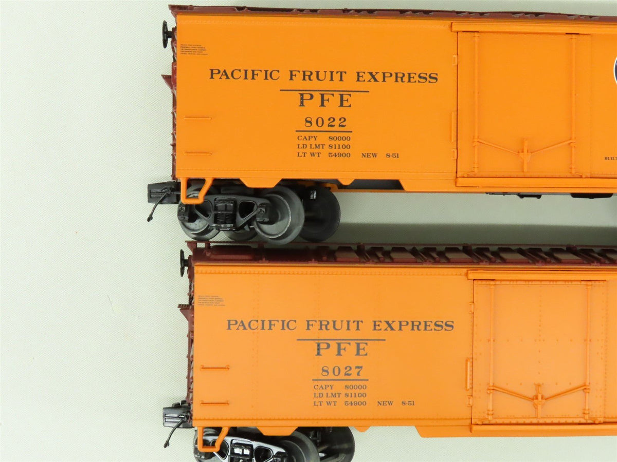 O Gauge 3-Rail MTH 20-92015 PFE Pacific Fruit Express Reefers 6-Car Set