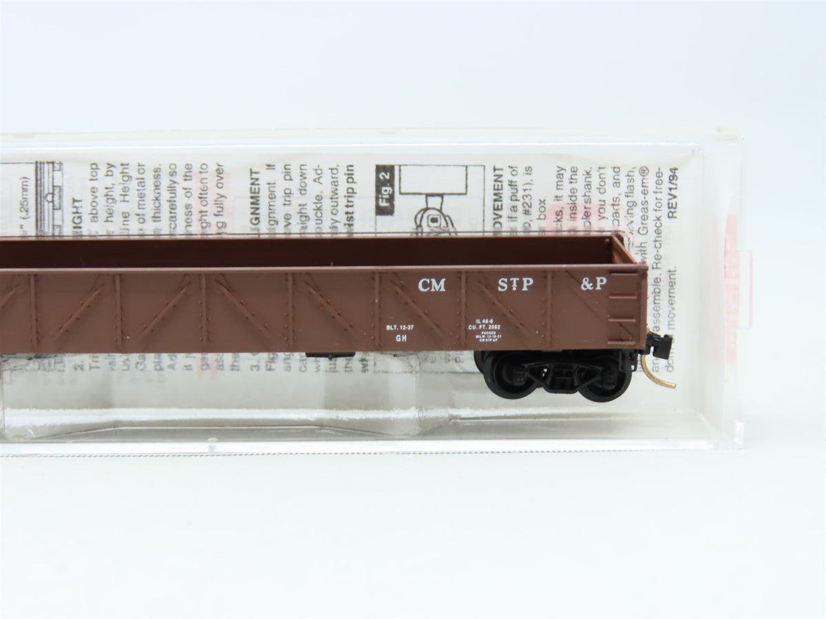 N Scale Micro-Trains MTL #60010 CMStP&amp;P MILW 50&#39; Composite Gondola #80344