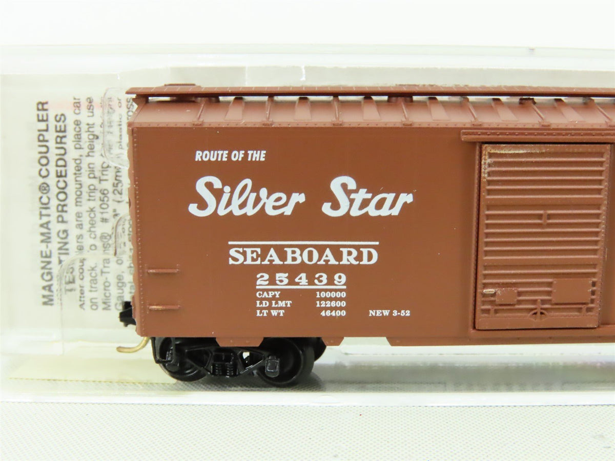 N Micro-Trains MTL 20650 SAL Seaboard Air Line &quot;Silver Star&quot; 40&#39; Box Car #25439