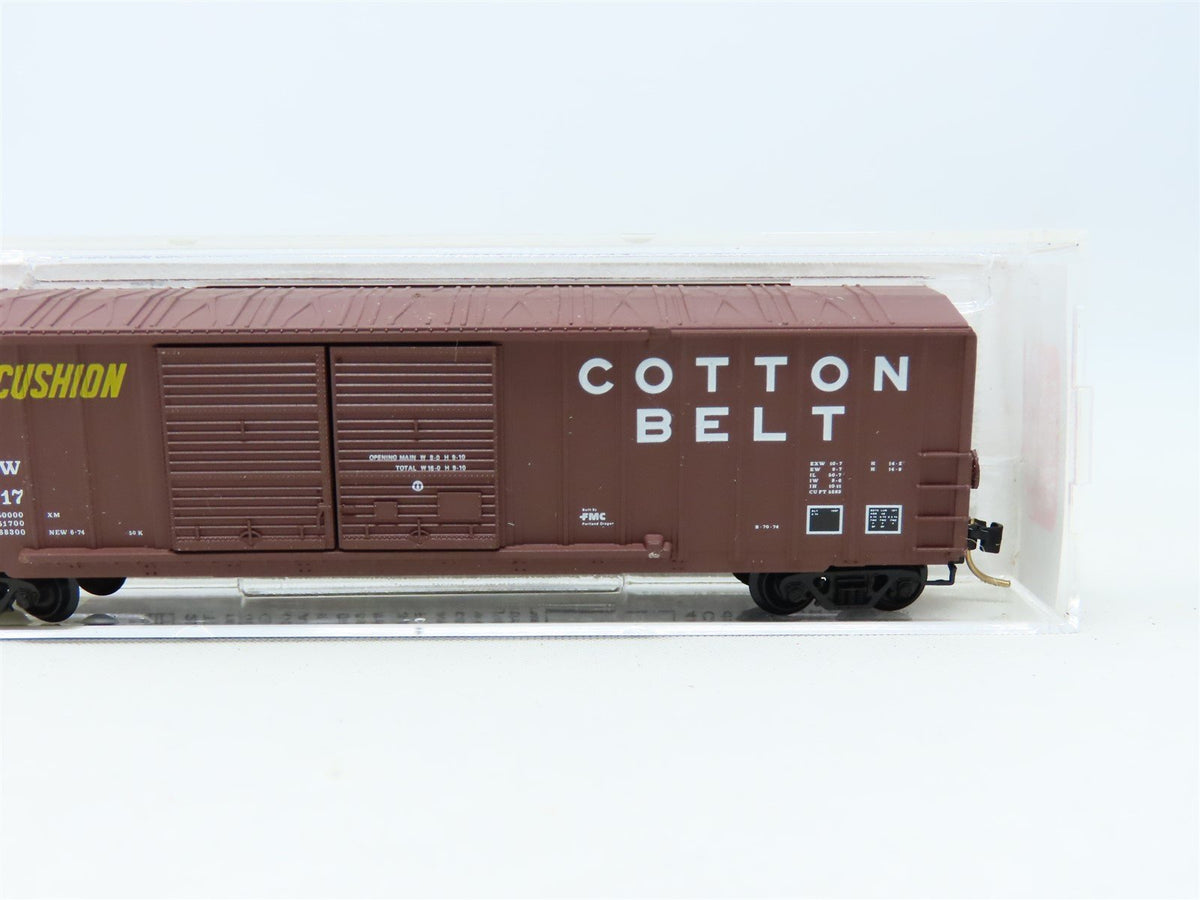N Scale Micro-Trains MTL #30060 SSW Cotton Belt 50&#39; Rib Side Box Car #67317