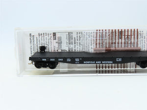 N Scale Micro-Trains MTL #45020 N&W Norfolk & Western 50' Flat Car #202542