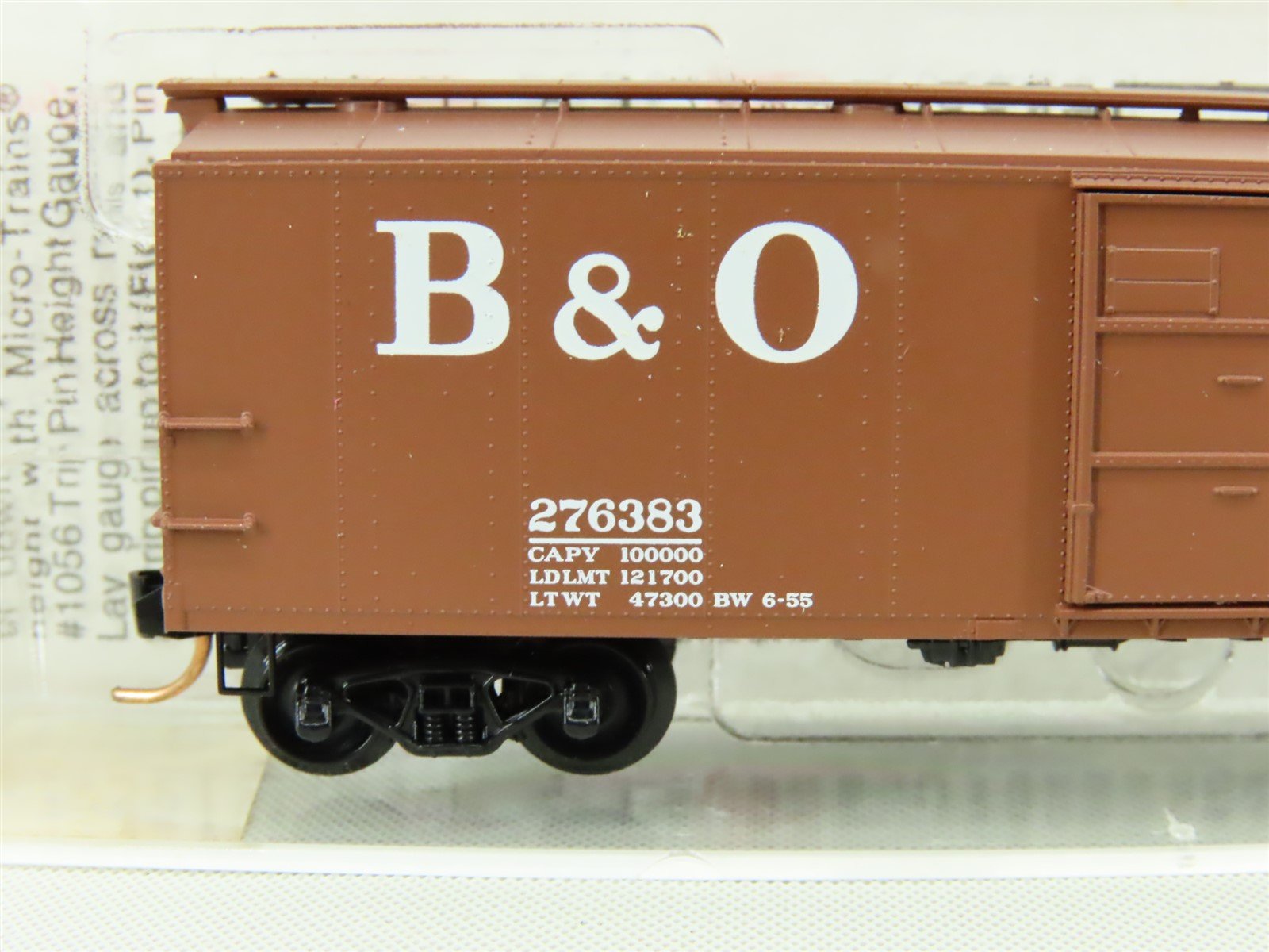 N Micro-Trains MTL 120240 B&O Baltimore & Ohio 40' USRA Steel Box Car #276383
