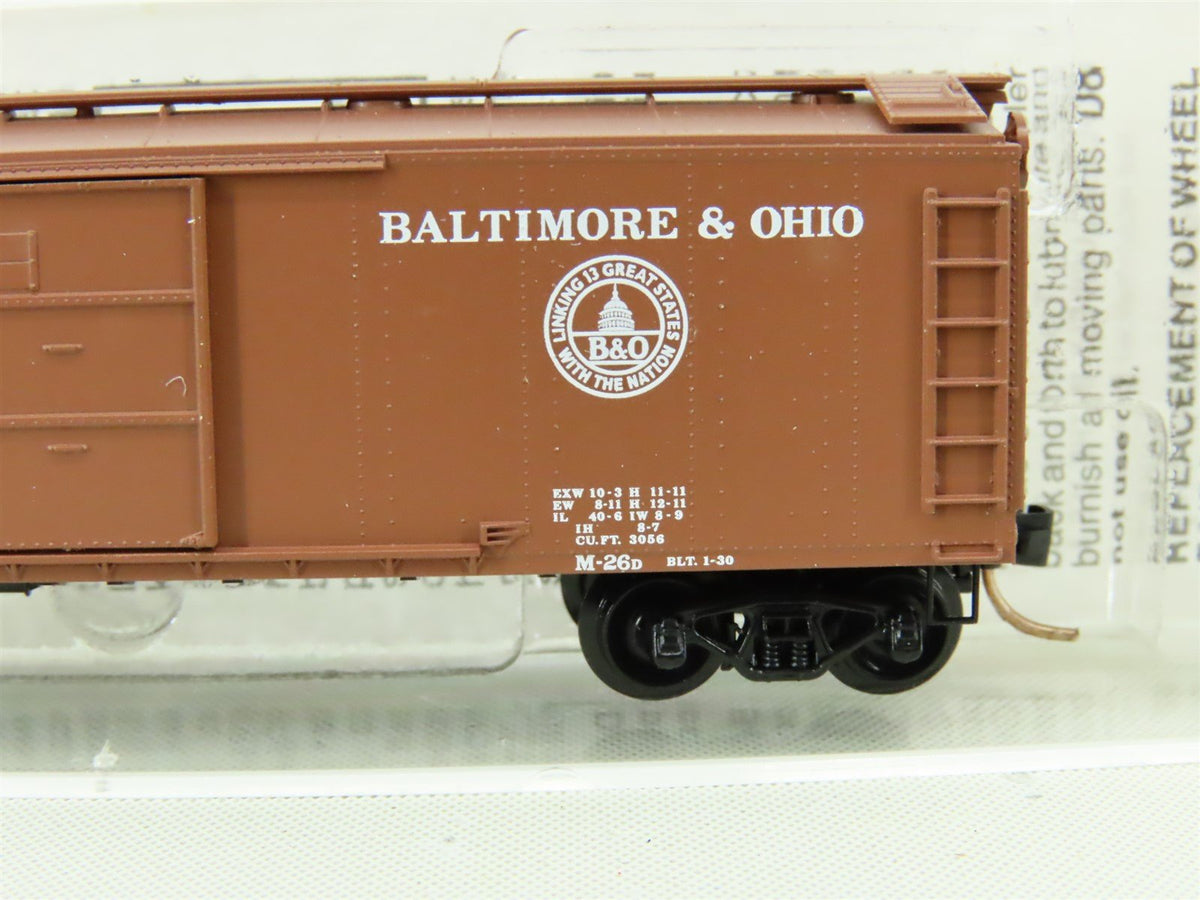 N Micro-Trains MTL 120240 B&amp;O Baltimore &amp; Ohio 40&#39; USRA Steel Box Car #276383