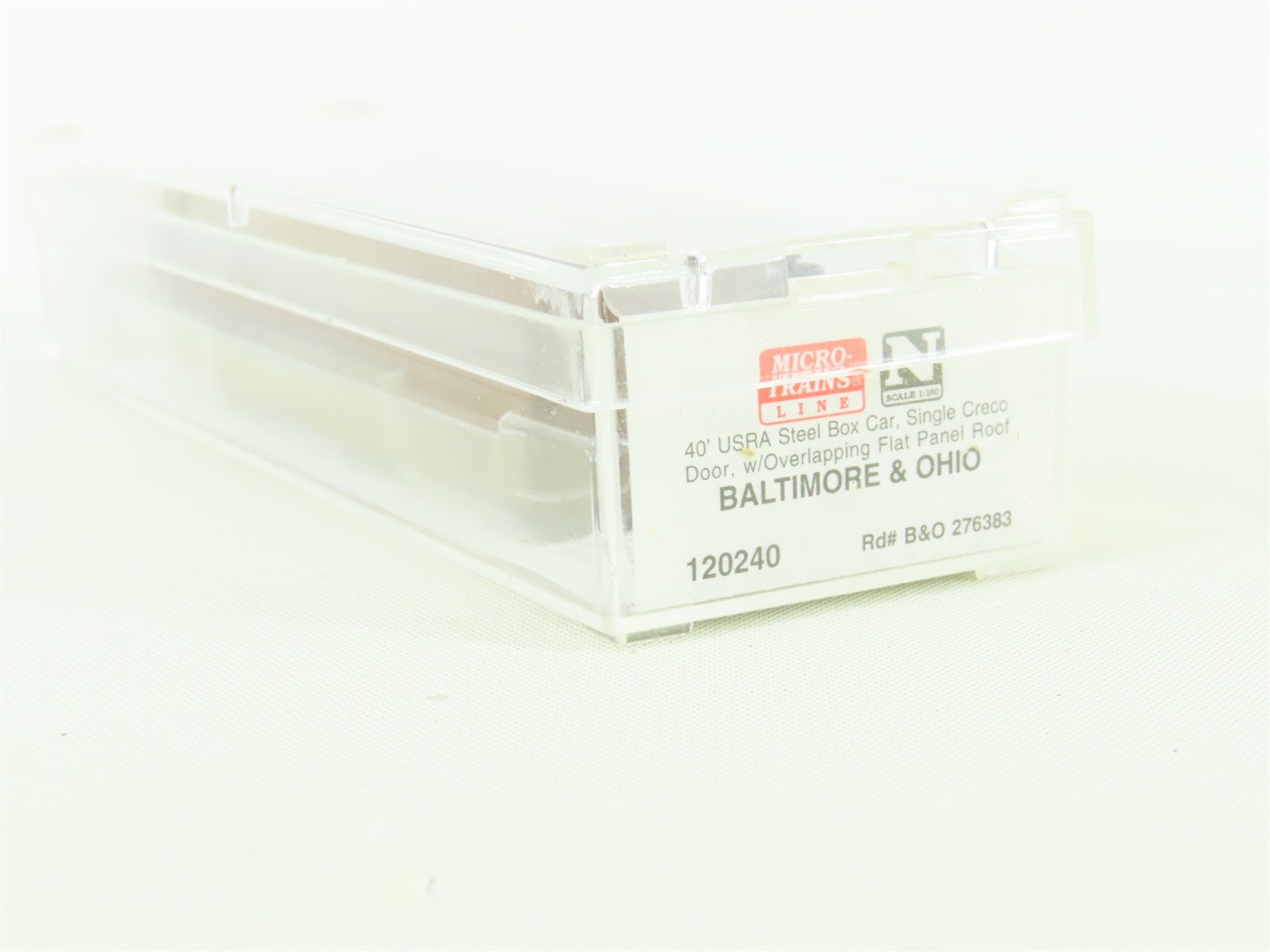 N Micro-Trains MTL 120240 B&O Baltimore & Ohio 40' USRA Steel Box Car #276383