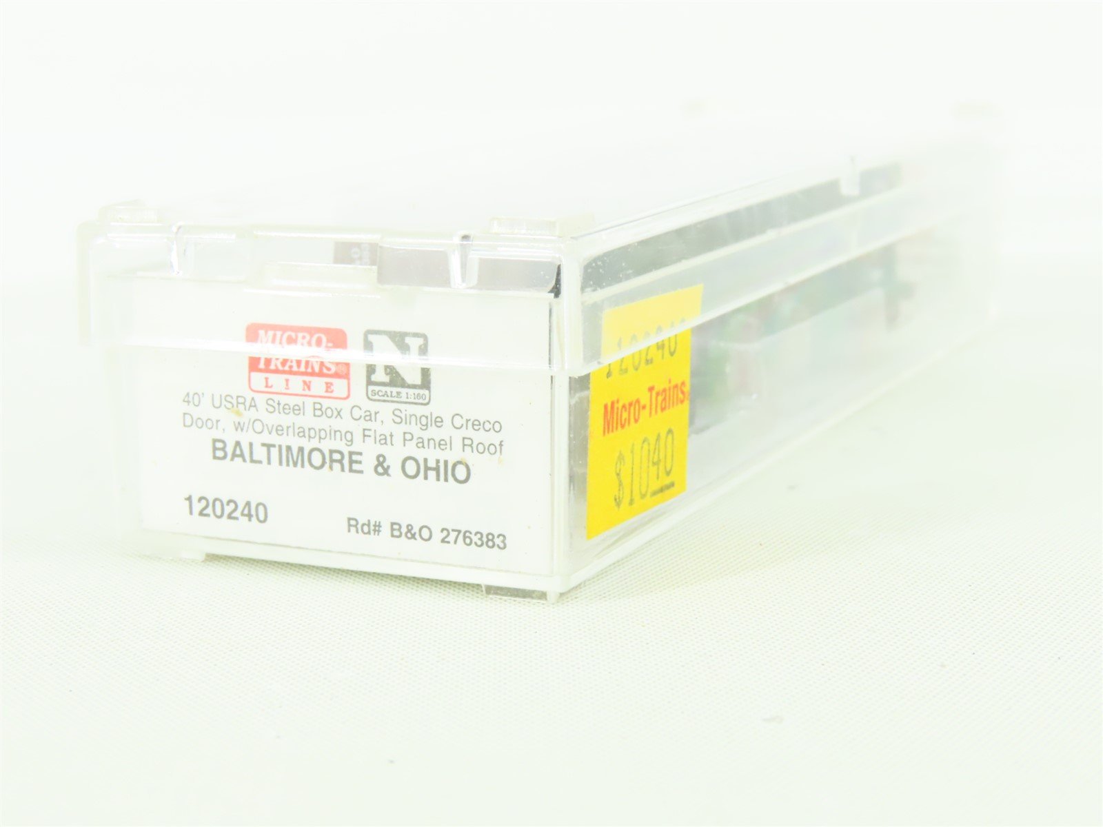 N Micro-Trains MTL 120240 B&O Baltimore & Ohio 40' USRA Steel Box Car #276383