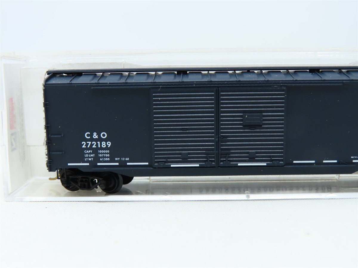 N Scale Micro-Trains MTL #78070 C&amp;O &quot;Progress&quot; 50&#39; Auto Box Car #272189