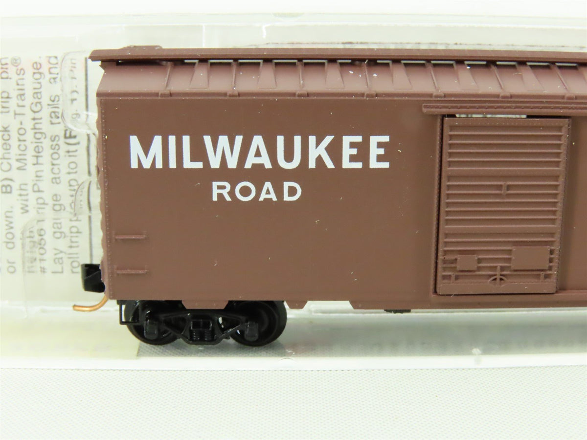 N Micro-Trains MTL 20526 MILW Milwaukee Road 40&#39; Single Door Box Car #30371