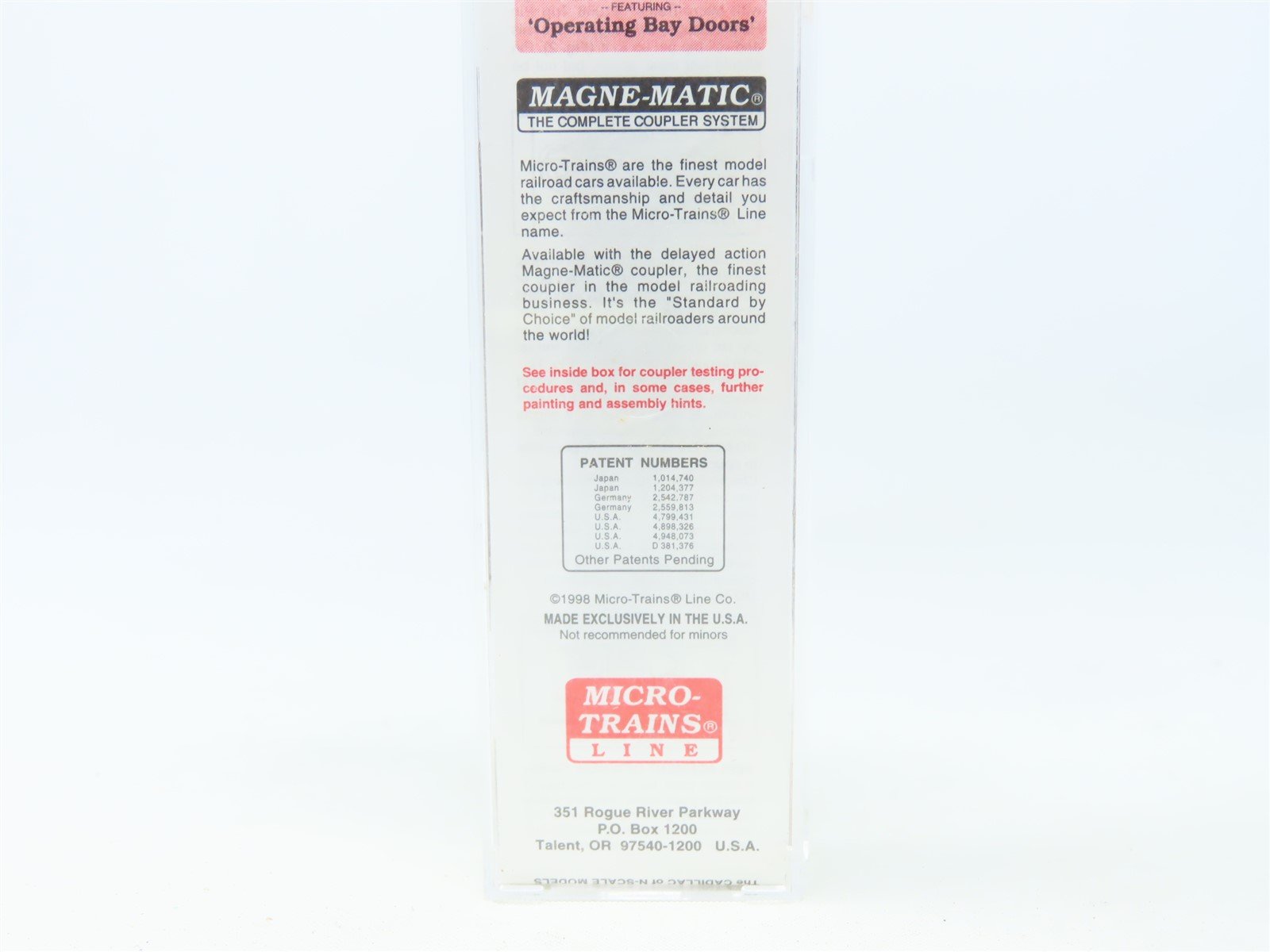 N Scale Micro-Trains MTL #56270 PRR 