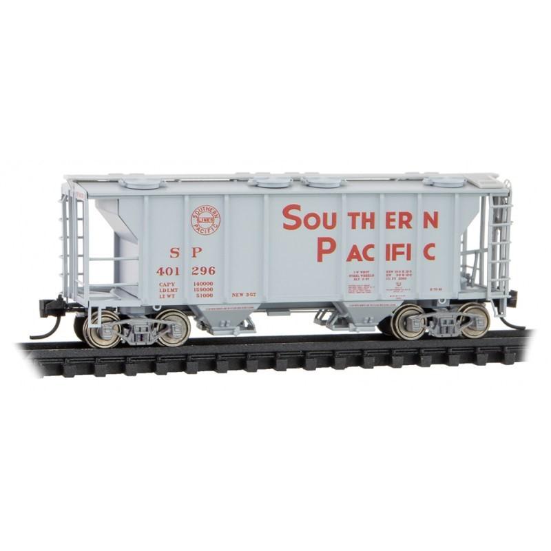 N Scale Micro-Trains MTL 09500072 SP Southern Pacific 2-Bay PS-2 Hopper #401296