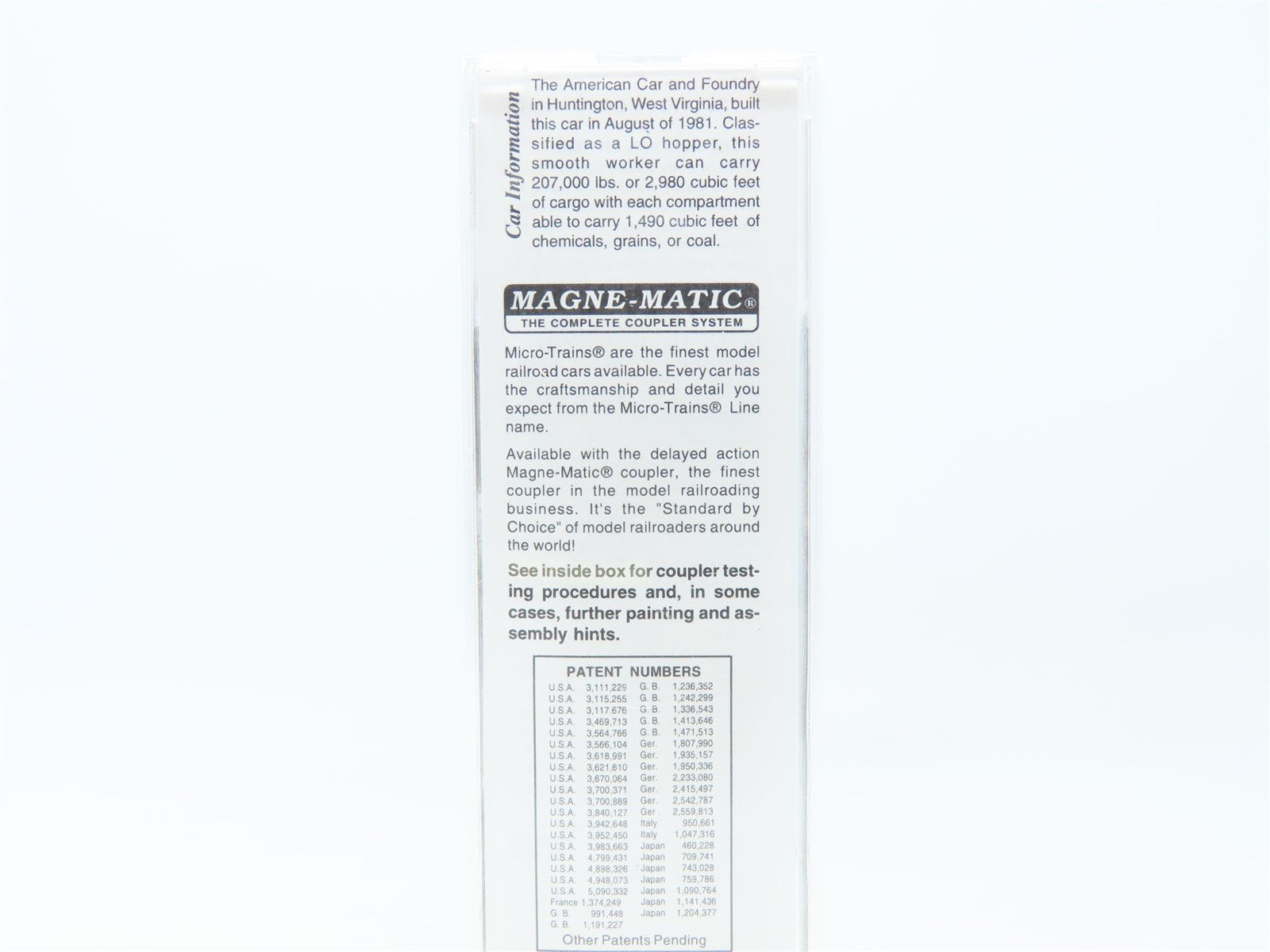 N Scale Micro-Trains MTL #92030 MP Mo-Pac 2-Bay Centerflow Hopper #705735