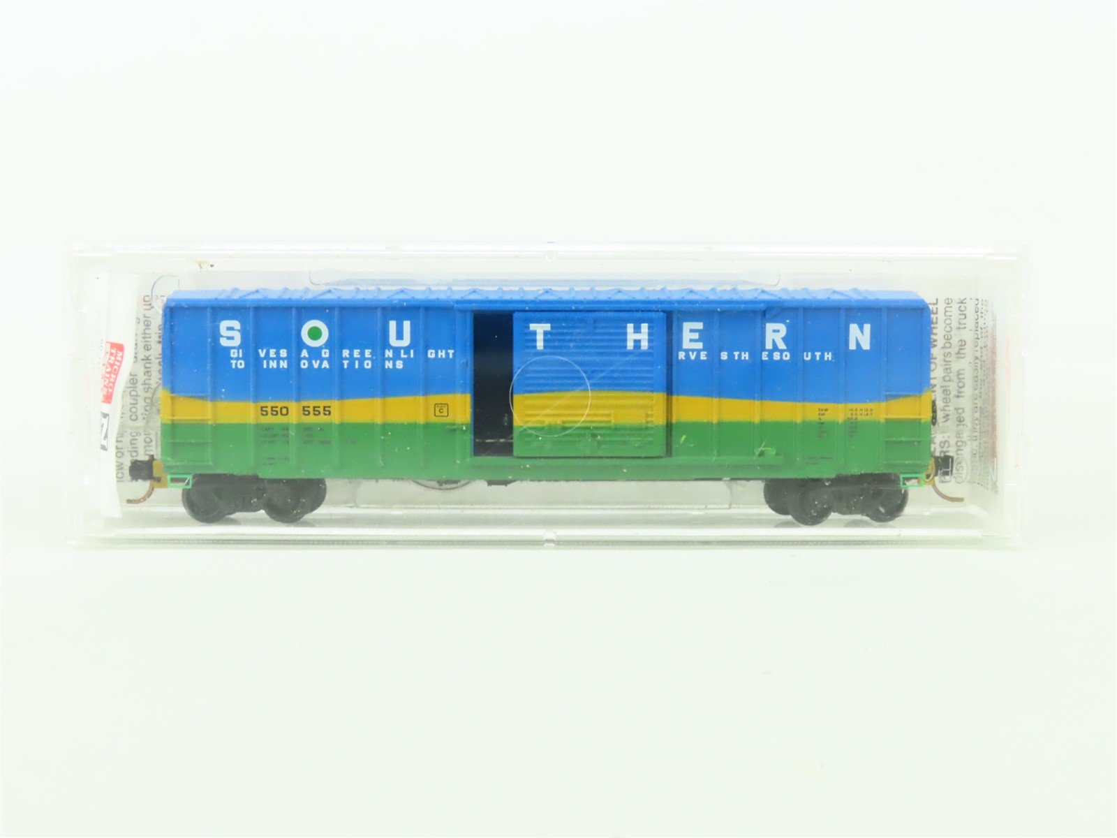 N Scale Micro-Trains MTL 25610 SOU Southern Railway 50' Rib Side Box Car #550555