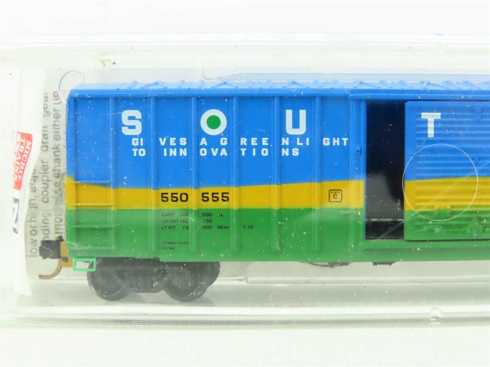 N Scale Micro-Trains MTL 25610 SOU Southern Railway 50' Rib Side Box Car #550555