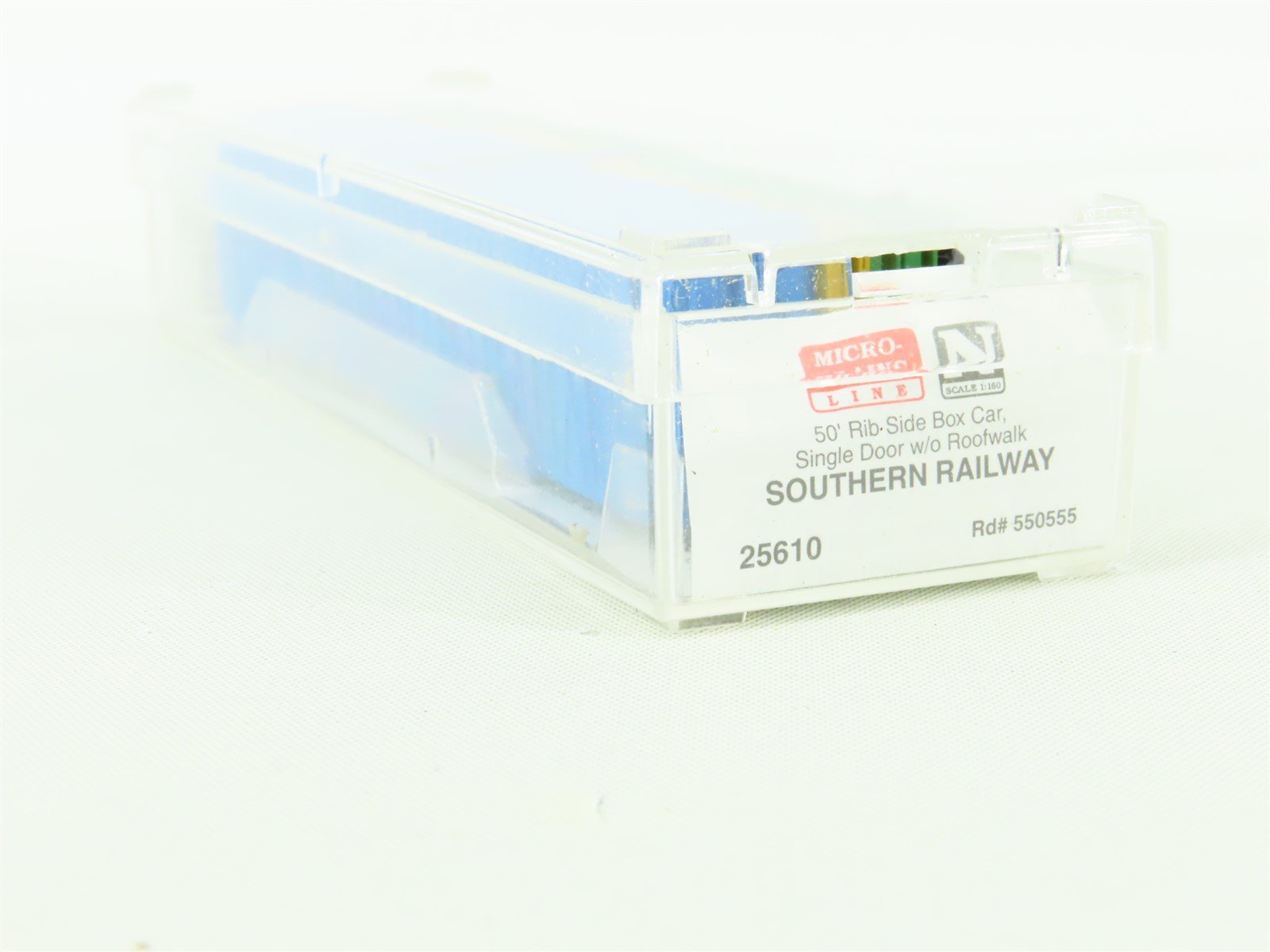 N Scale Micro-Trains MTL 25610 SOU Southern Railway 50' Rib Side Box Car #550555