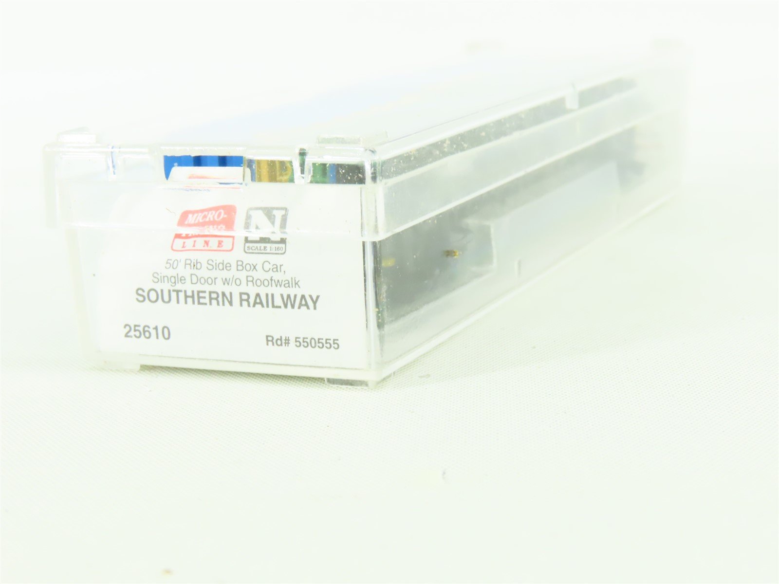 N Scale Micro-Trains MTL 25610 SOU Southern Railway 50' Rib Side Box Car #550555
