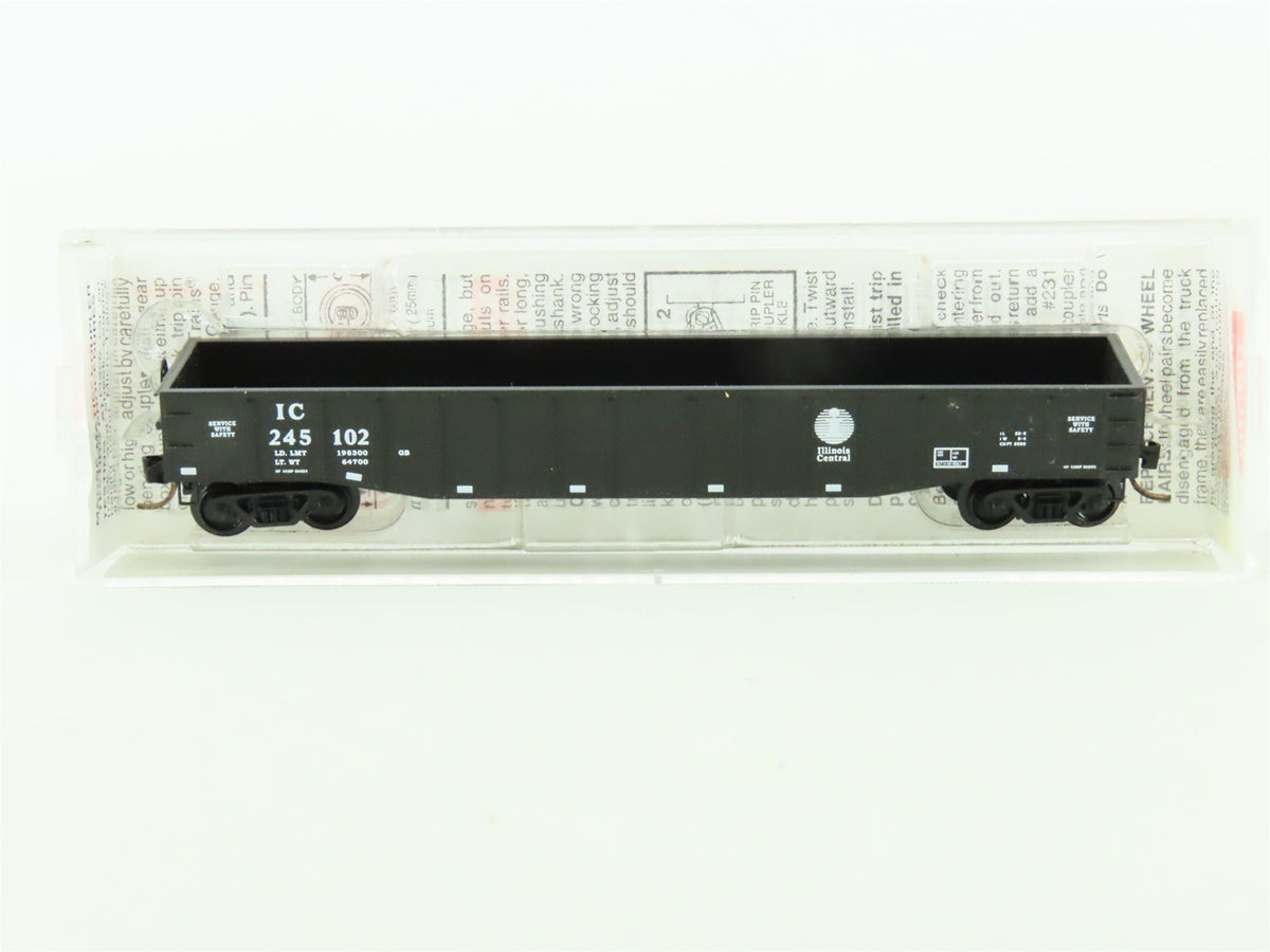 N Micro-Trains MTL 105550 IC Illinois Central 50&#39; Fixed End Gondola #245102