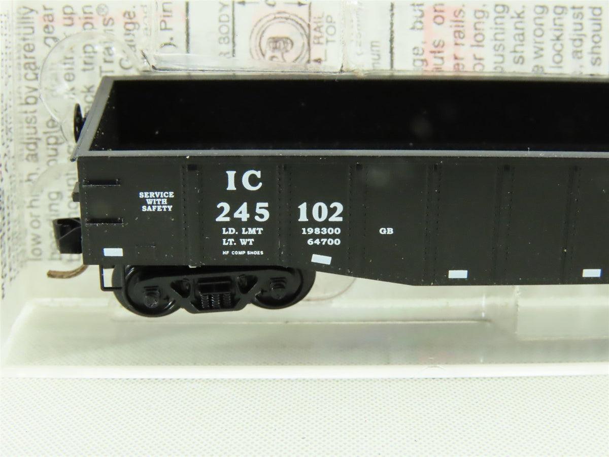 N Micro-Trains MTL 105550 IC Illinois Central 50&#39; Fixed End Gondola #245102