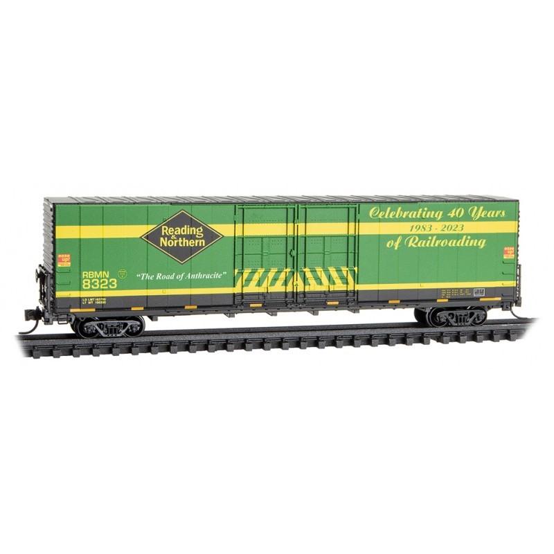 N Scale Micro-Trains MTL 10200223 RBMN 40th Anniversary 60&#39; Box Car #8323