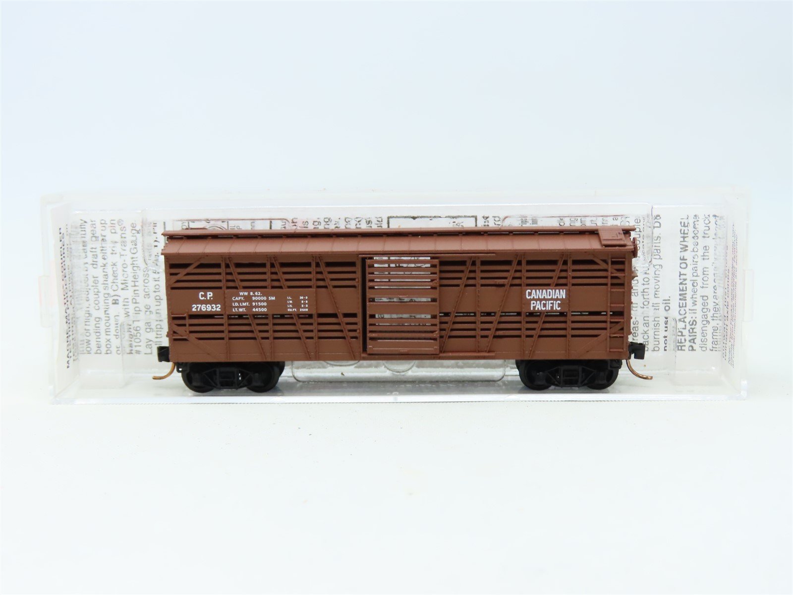 N Scale Micro-Trains MTL 35050 CP Canadian Pacific Stock Car #276932