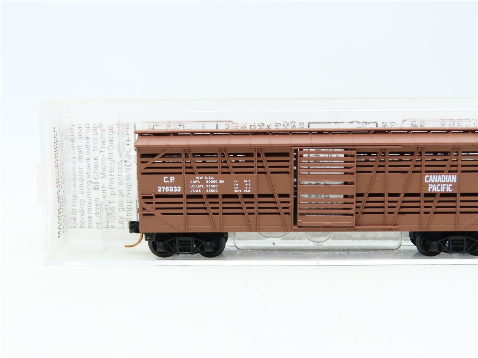 N Scale Micro-Trains MTL 35050 CP Canadian Pacific Stock Car #276932