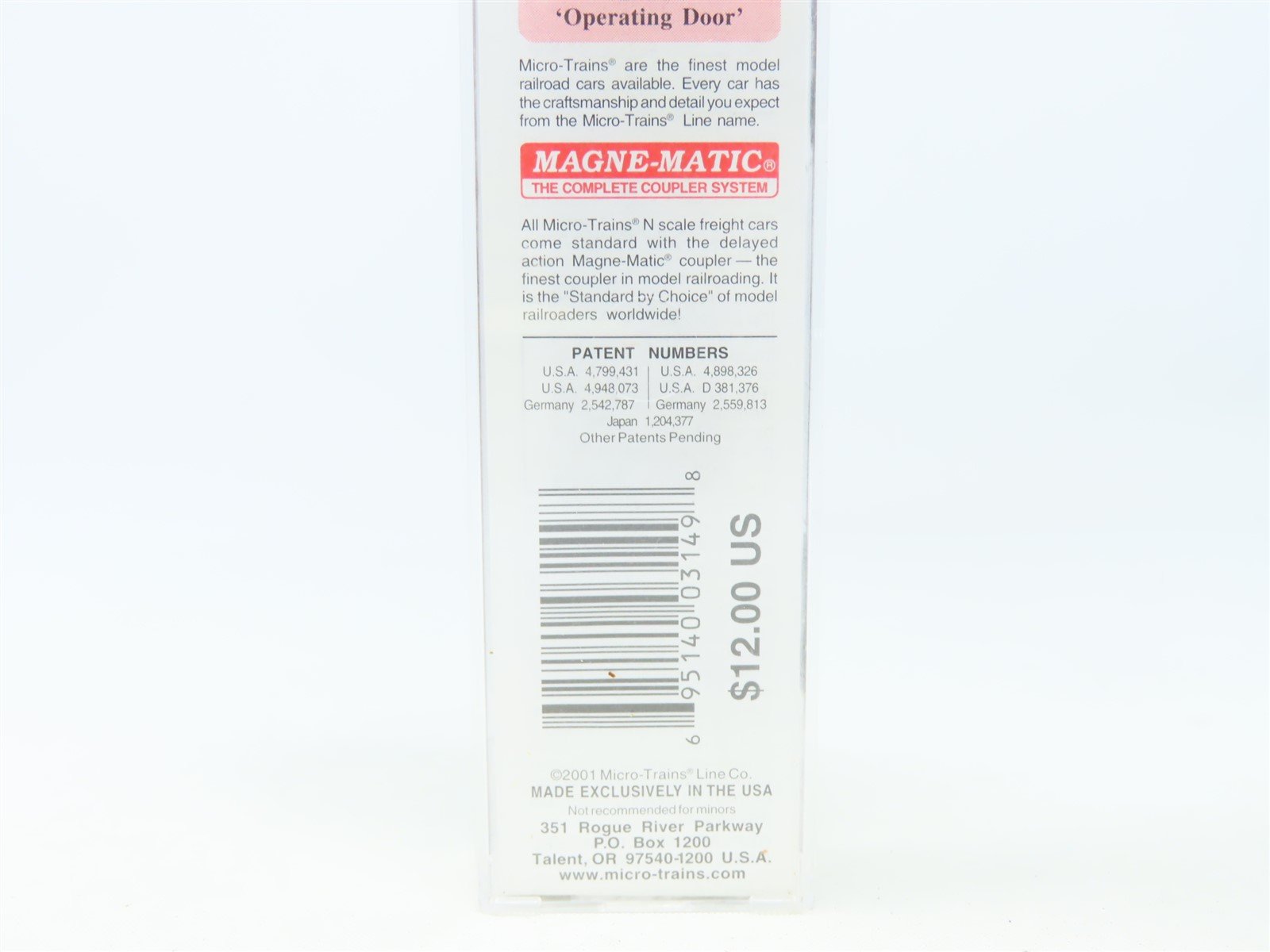 N Scale Micro-Trains MTL 35050 CP Canadian Pacific Stock Car #276932