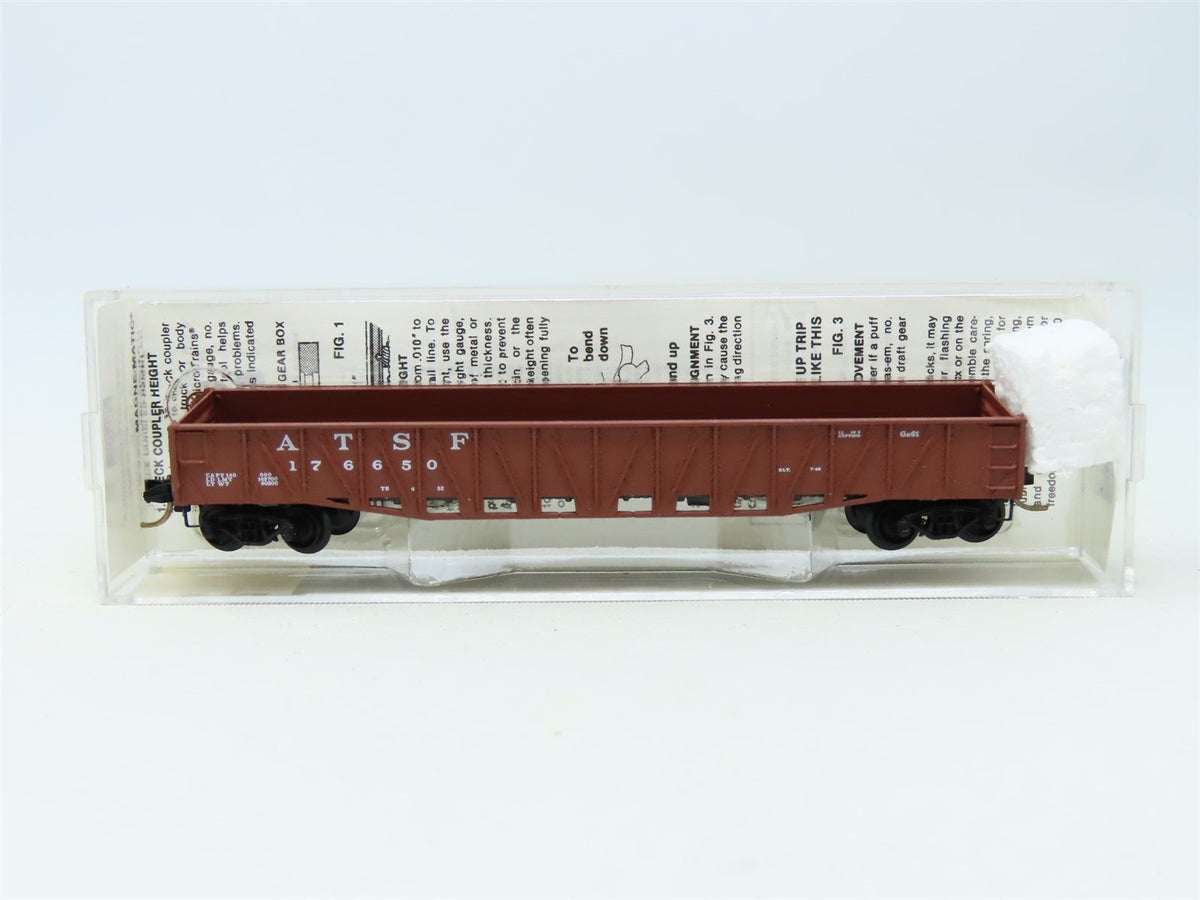 N Scale Micro-Trains MTL 62030 ATSF Santa Fe 50&#39; Gondola #176650