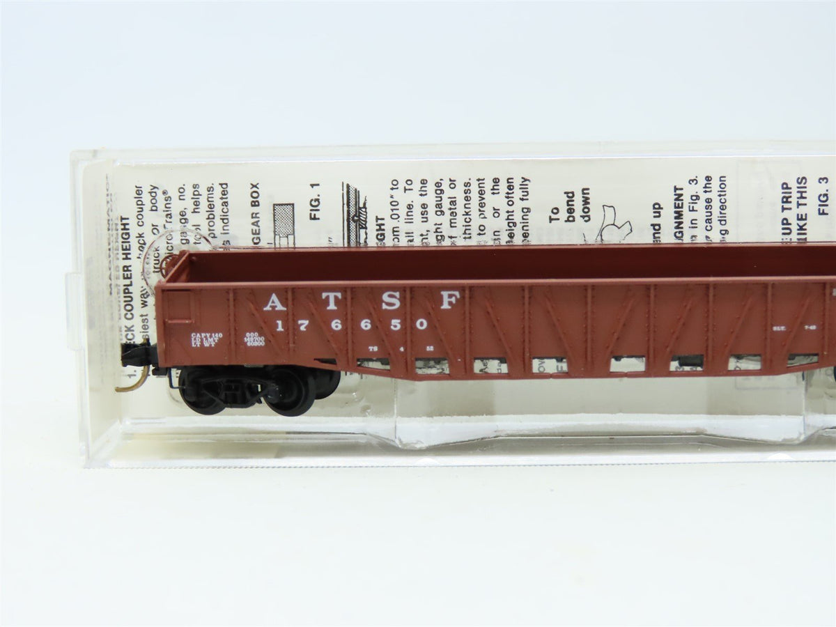 N Scale Micro-Trains MTL 62030 ATSF Santa Fe 50&#39; Gondola #176650