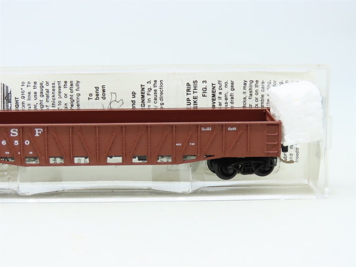 N Scale Micro-Trains MTL 62030 ATSF Santa Fe 50&#39; Gondola #176650