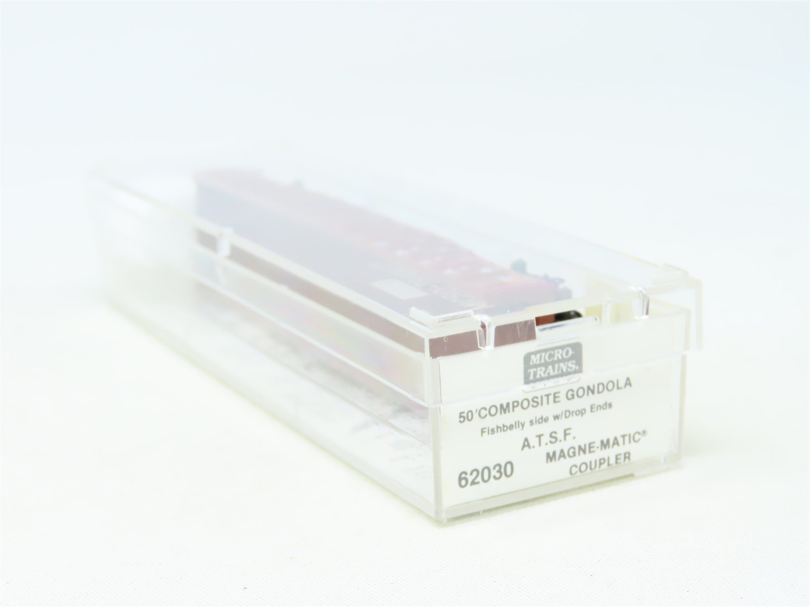 N Scale Micro-Trains MTL 62030 ATSF Santa Fe 50' Gondola #176650