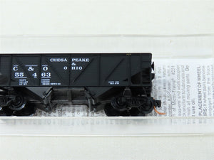 N Scale Micro-Trains MTL 57070 C&O Chesapeake & Ohio 2 Bay Hopper #55463