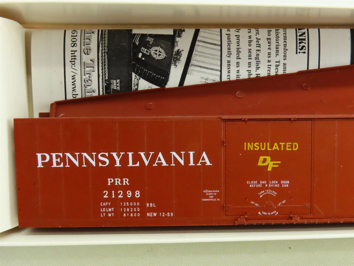 HO Branchline Blueprint Kit #1717 PRR Pennsylvania 50&#39; Plug Door Box Car #21298