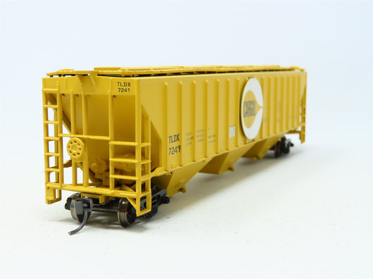 HO Scale Athearn TLDX CARGILL 54&#39; 3-Bay Hopper Car #7241 Upgraded