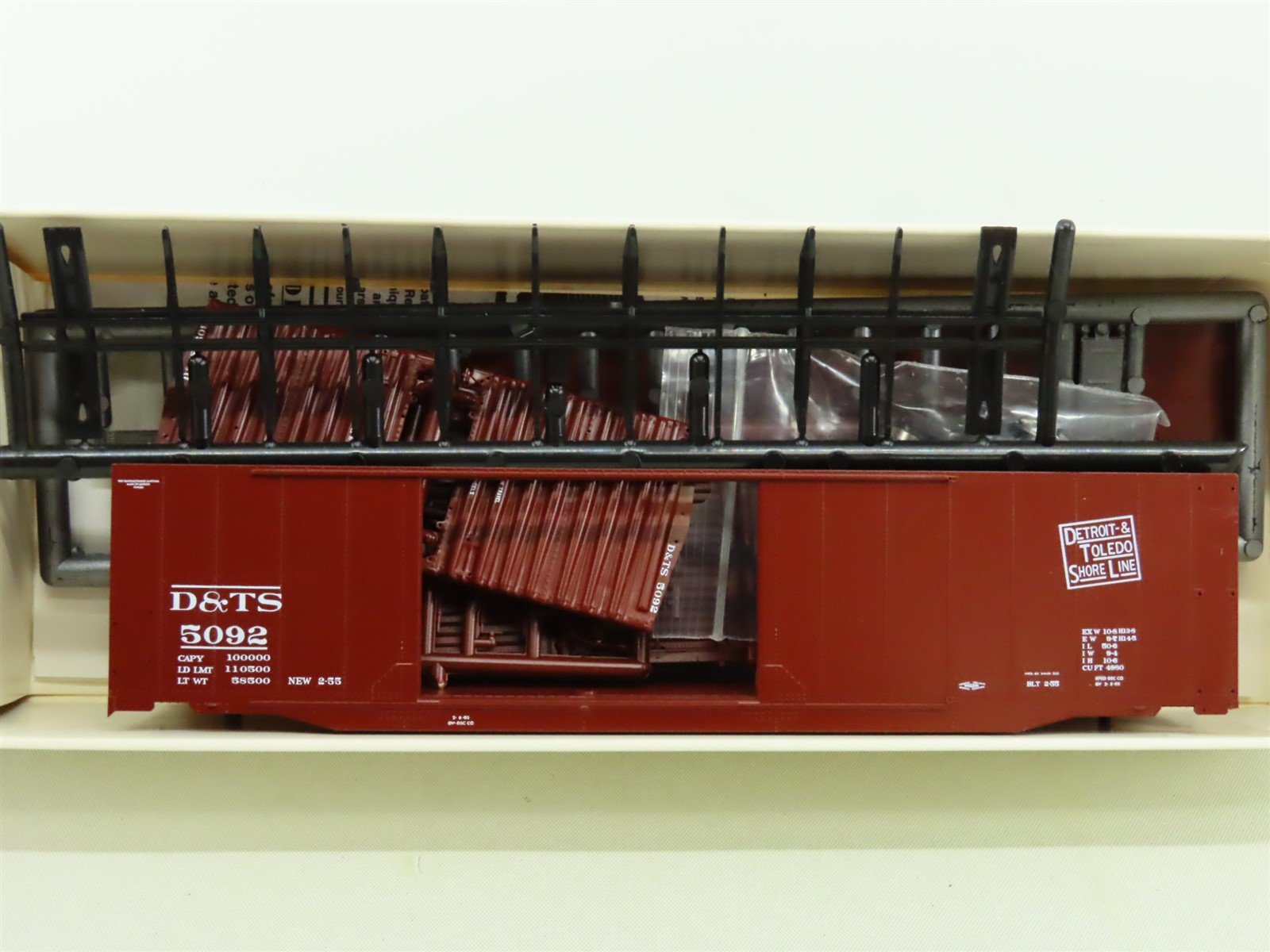 HO Branchline Blueprint Kit #1118 D&TS Detroit & Toledo Shore Line 50' Box Car