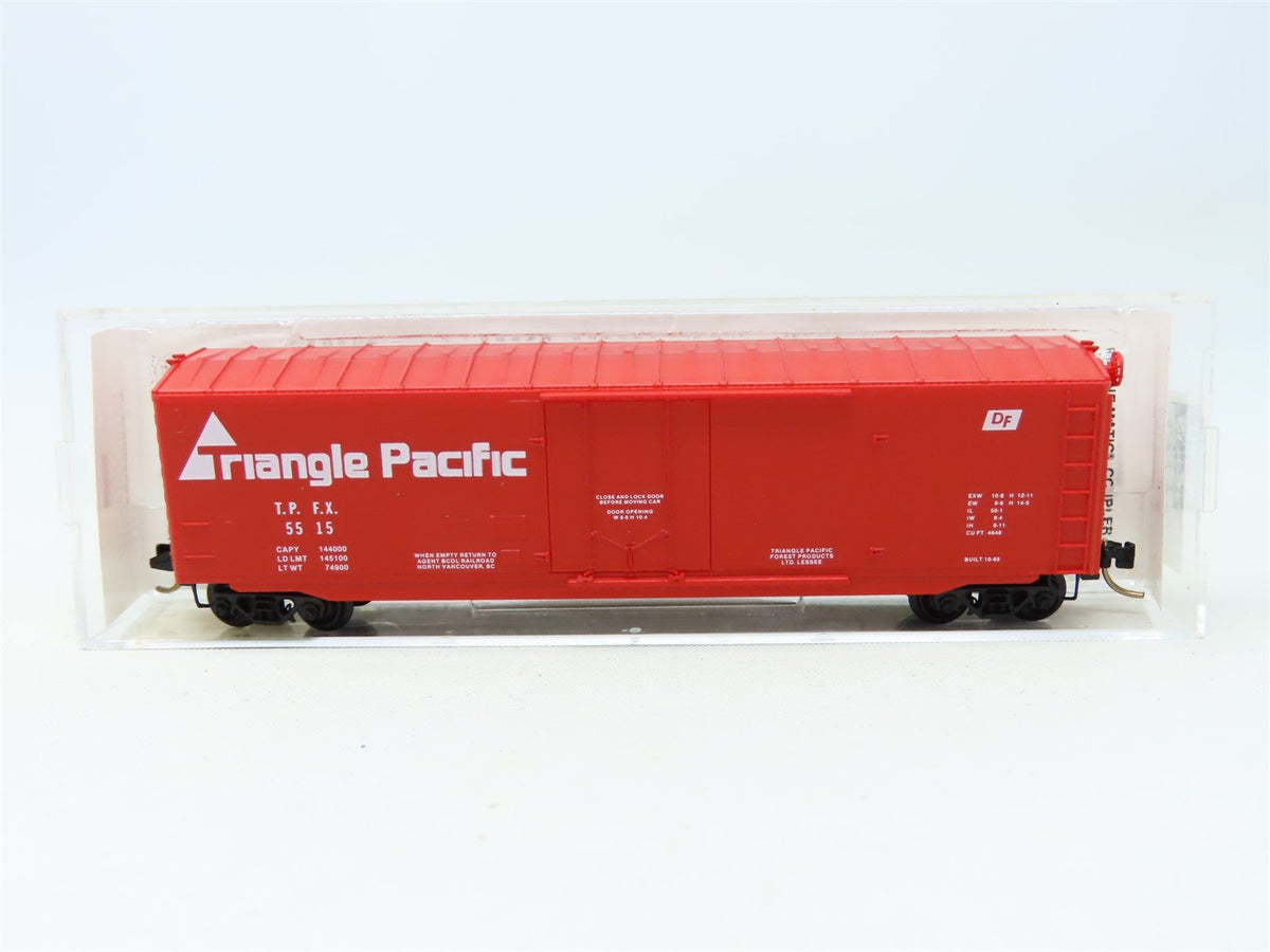 N Scale Micro-Trains MTL 38130 TPFX Triangle Pacific 50&#39; Box Car #5515