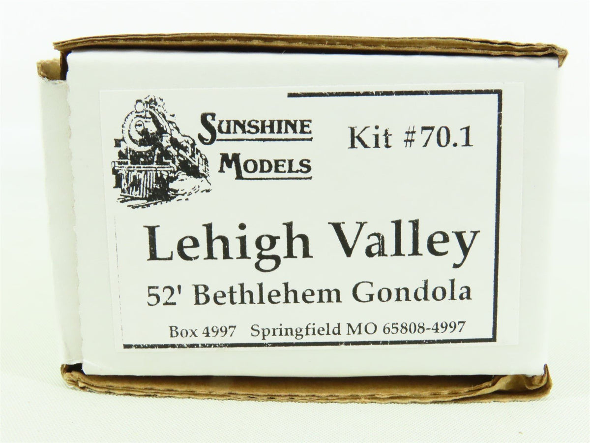 HO Sunshine Models Kit #70.1 LV Lehigh Valley 52&#39; Bethlehem Gondola w/ Decals